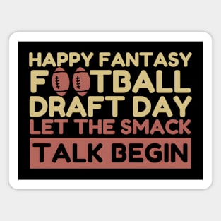 Fantasy Football Draft Day: Let the Smack Talk Begin Magnet